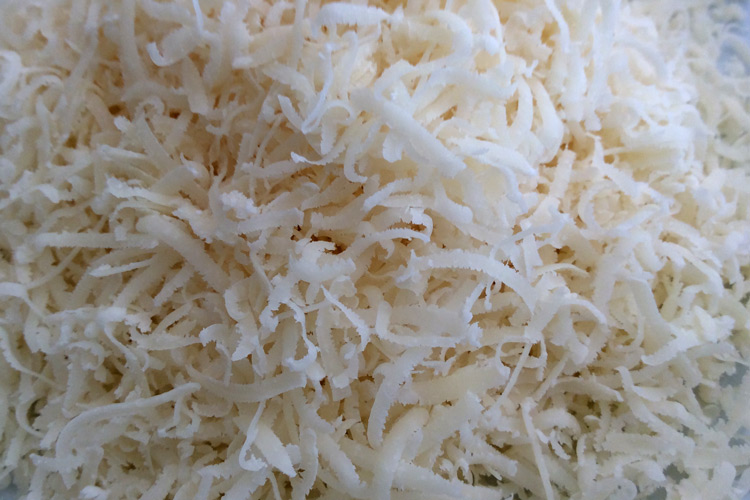 Grated Parmesan cheese.