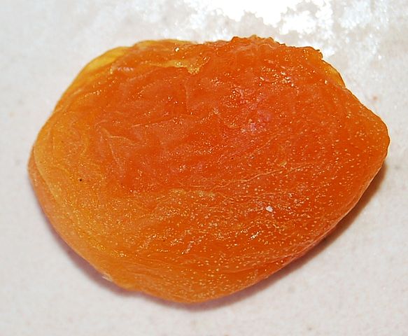 Dried apricot.