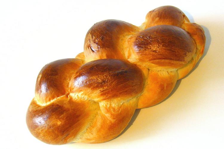 Swiss bread braided loaf.