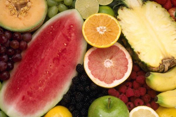 a selection of fresh fruit.