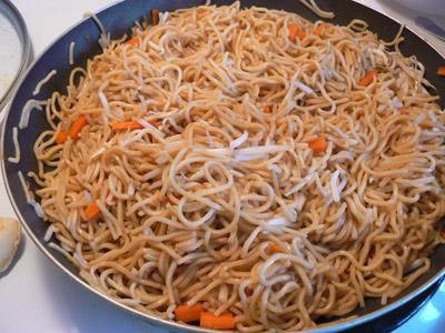 Vegetable chow mein.