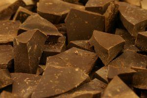 Dark chocolate chunks.