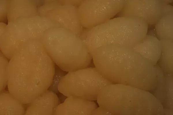 Boiled gnocci.