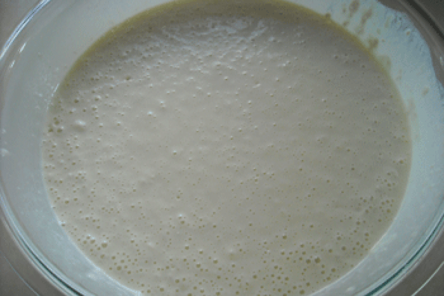 Do not overmix batter or doguh.
