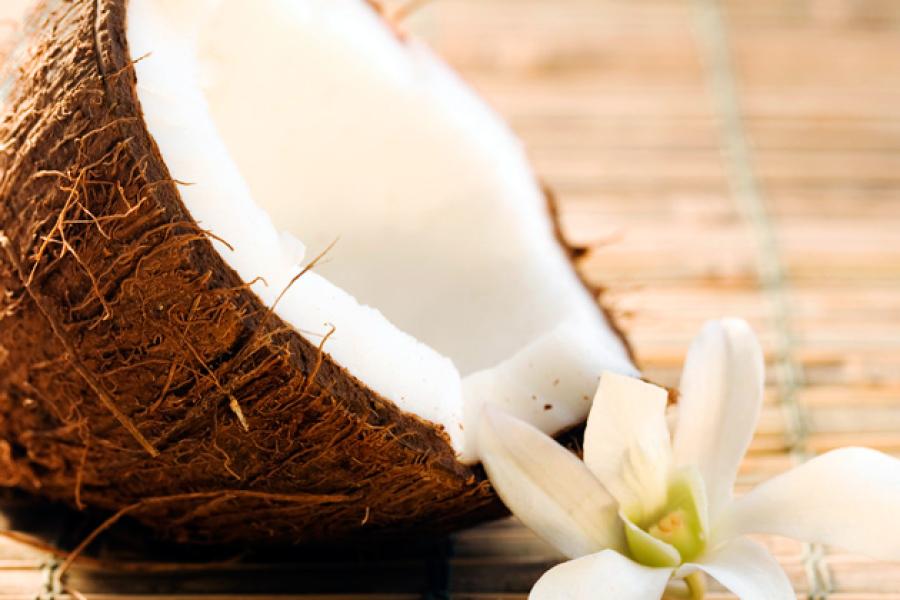 Half a coconut.