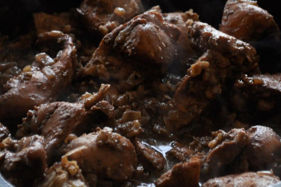 Fesenjan, a dish of stewed duck.