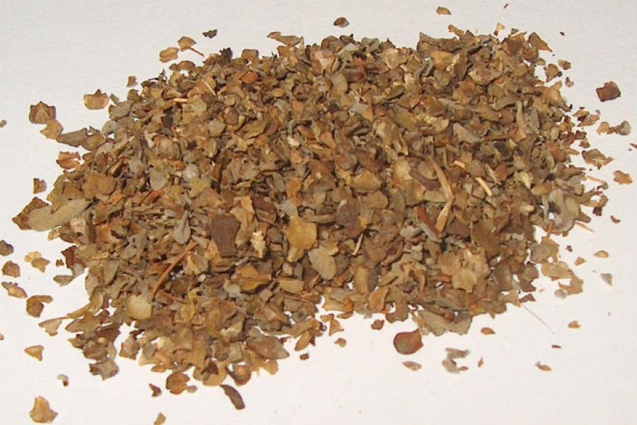 Detail of dried marjoram.