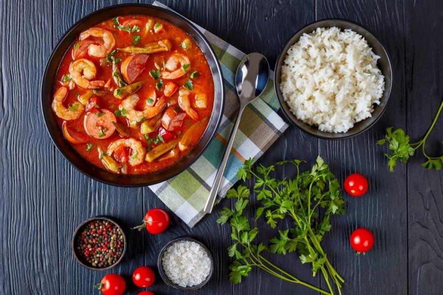 Gumbo, a classic dish from Luisiana.