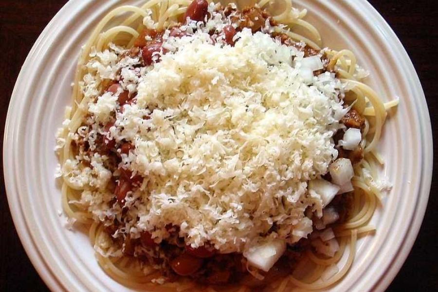 Cincinnati chili over pasta.